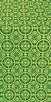 Posad silk (rayon brocade) (green/gold)