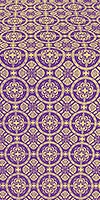 Posad silk (rayon brocade) (violet/gold)