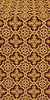 Old-Greek silk (rayon brocade) (claret/gold)