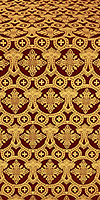 Czar's Cross silk (rayon brocade) (claret/gold)