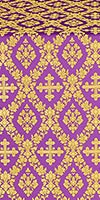 Pochaev metallic brocade (violet/gold)