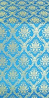 Royal Crown metallic brocade (blue/gold)