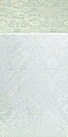 Gloksiniya silk (rayon brocade) (white/silver)