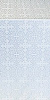 Polotsk silk (rayon brocade) (white/silver)