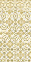 Vasilisa metallic brocade (white/gold)