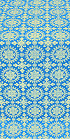 Yaropolk silk (rayon brocade) (blue/gold)