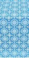 Yaropolk silk (rayon brocade) (blue/silver)