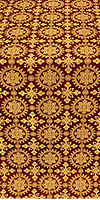 Yaropolk metallic brocade (claret/gold)