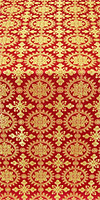 Yaropolk silk (rayon brocade) (red/gold)