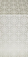 Yaropolk metallic brocade (white/silver)