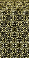 Simbirsk metallic brocade (black/gold)