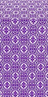 Simbirsk metallic brocade (violet/silver)