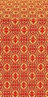 Simbirsk metallic brocade (red/gold)