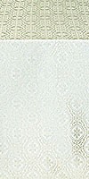 Simbirsk metallic brocade (white/silver)