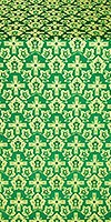 Venets silk (rayon brocade) (green/gold)