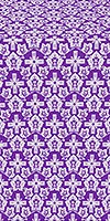 Venets silk (rayon brocade) (violet/silver)