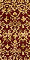 Thebroniya metallic brocade (claret/gold)