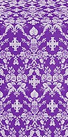 Fevroniya silk (rayon brocade) (violet/silver)
