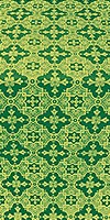 Piligrim metallic brocade (green/gold)