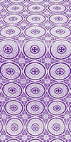 Samara metallic brocade (violet/silver)