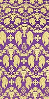 Chalice metallic brocade (violet/gold)