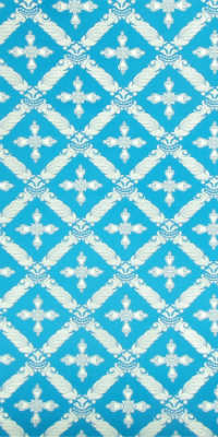 Polistavrion metallic brocade (blue/silver)