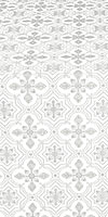 Rus' metallic brocade (white/silver)