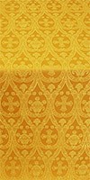 Slavic metallic brocade (yellow/gold)