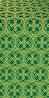 Paschal Cross silk (rayon brocade) (green/gold)