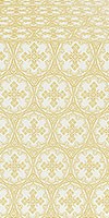 Paschal Cross silk (rayon brocade) (white/gold)