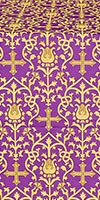 Adamant silk (rayon brocade) (violet/gold)