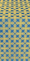 Pokrov metallic brocade (blue/gold)
