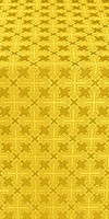 Pokrov silk (rayon brocade) (yellow/gold with claret)