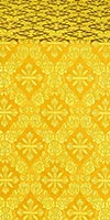 Theodosia silk (rayon brocade) (yellow/gold)