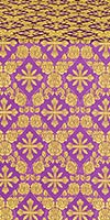 Theodosia silk (rayon brocade) (violet/gold)