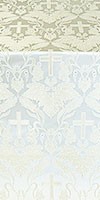 Greek Vine metallic brocade (white/silver)