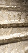 Samaria metallic brocade (white/silver)