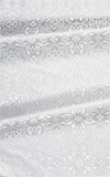 Rhodes metallic brocade (white/silver)