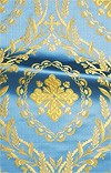 Patras metallic brocade (blue/gold)