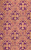 Pharos metallic brocade (violet/gold)