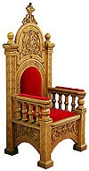 Church furniture: Bishop's throne - 5-3