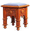 Church furniture: Clergy stool