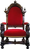 Church furniture: Bishop throne no.16