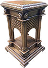 Carved reliquary table - S21