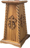 Church banner carved support - S23