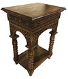 Church carved candle counter - S26