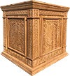 Carved Proskomidian (oblation) table - S5