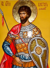 Icon: Holy Martyr Victor of Damascus - 4