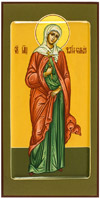 Icon: Holy Martyr Photina - PS1 (5.1''x9.8'' (13x25 cm))