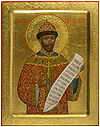 Icon: Holy Martyr Tzar Nicholas - PS1 (6.3''x8.3'' (16x21 cm))